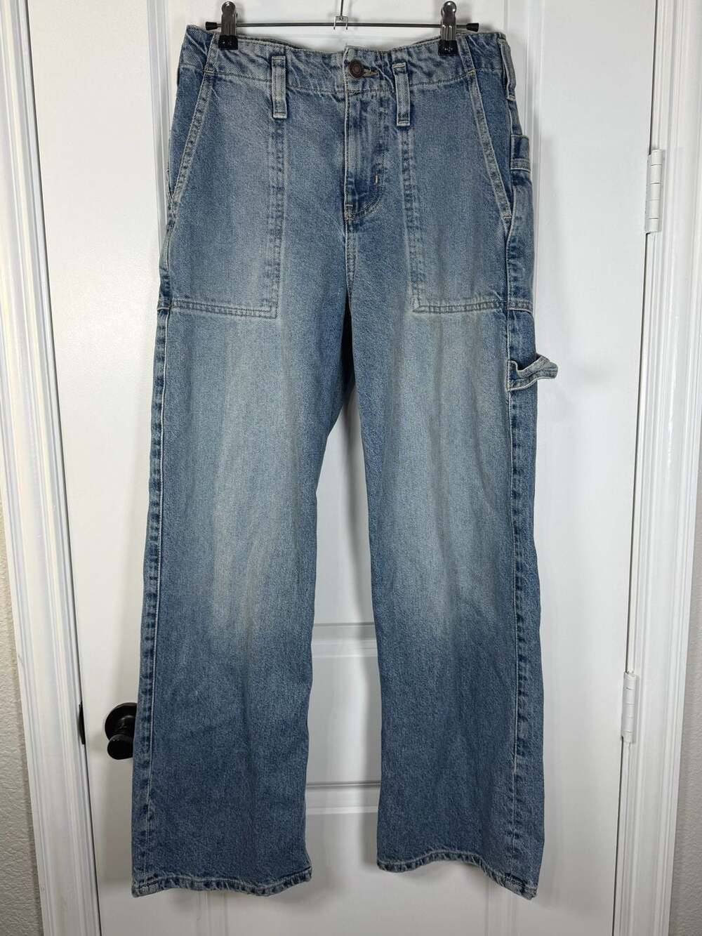 We The Free Free People Women's High-Rise Wide Leg Carpenter Jeans